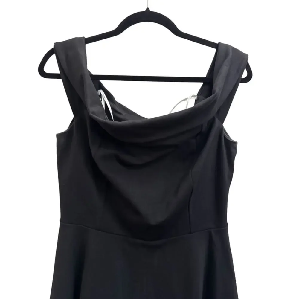 Lulus Season of Fun Black Off the Shoulder Skater Dress - Picture 8 of 10